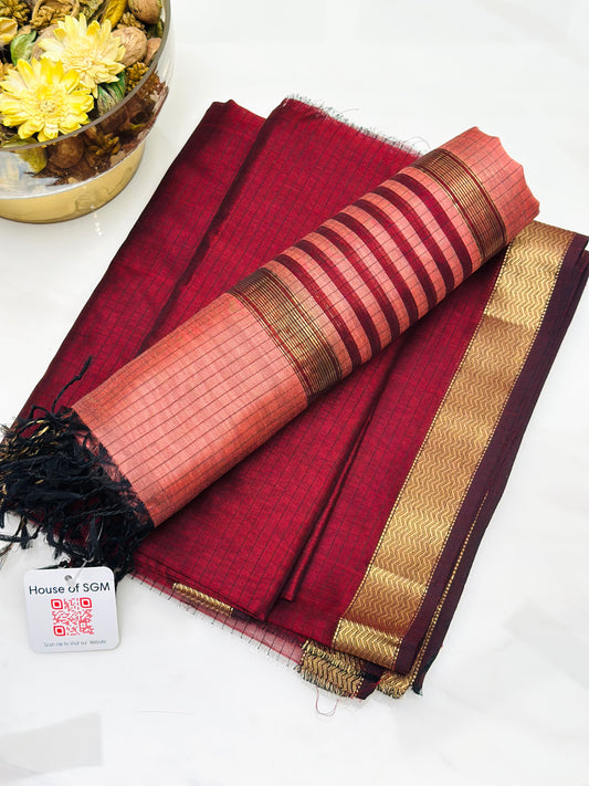 Gulnaar Glow- Maheshwari Suit