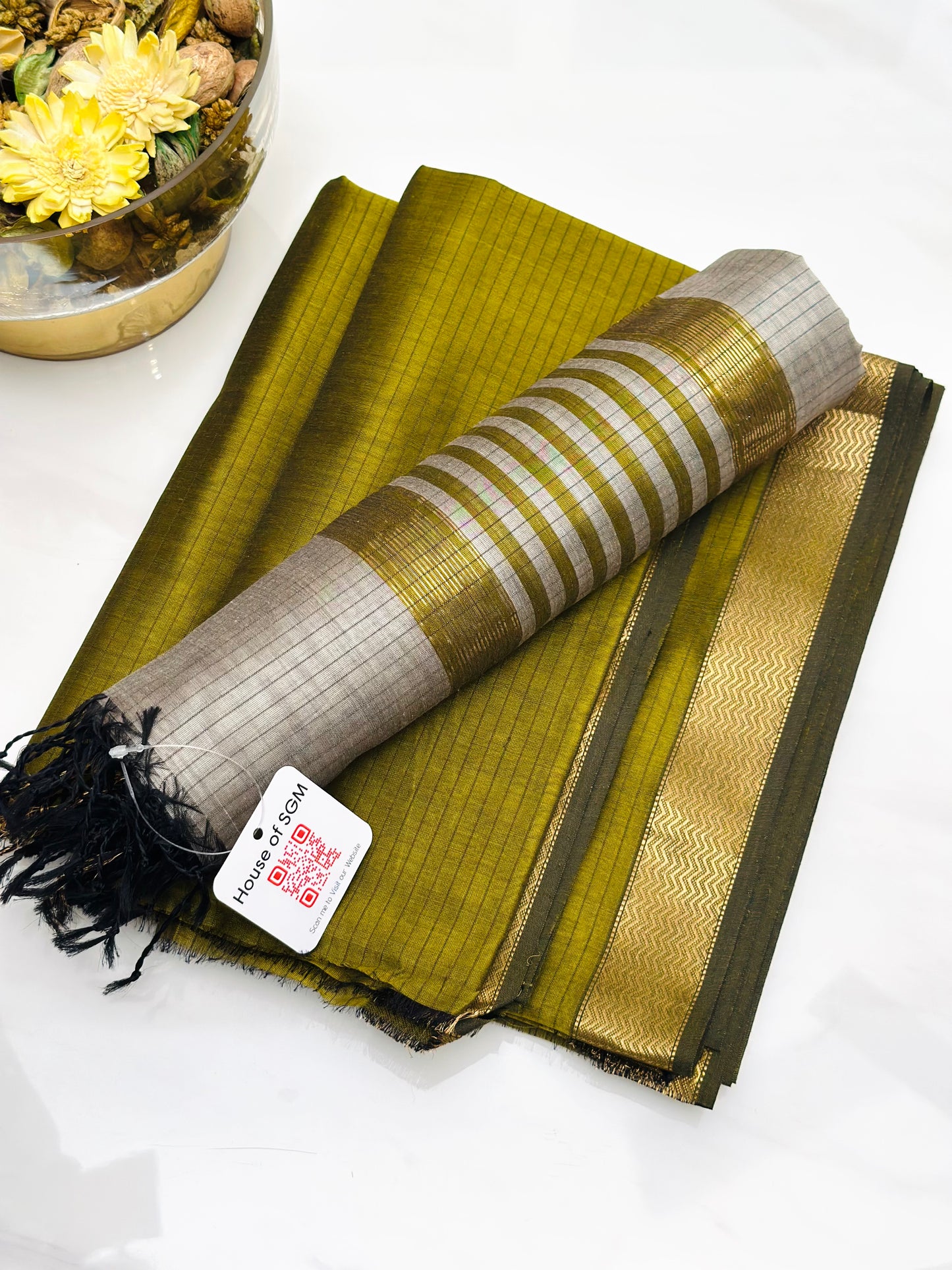 Pista Noor- Maheshwari Suit