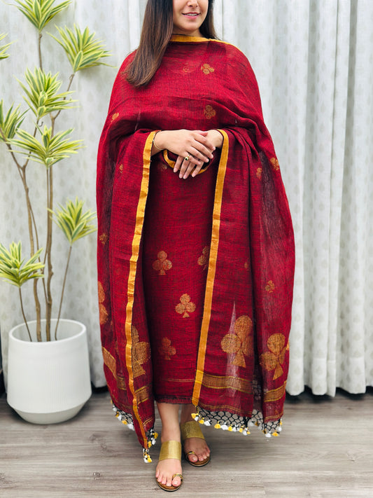 RUHA - Jamdani Suit
